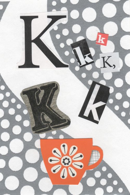 Collage letters K